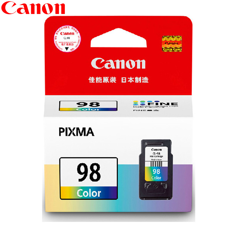佳能（Canon） CL-98 彩色原装墨盒(适用E500打印机)