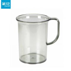 茶花（CHAHUA） 简约漱口杯家用刷牙杯情侣儿童牙刷杯洗漱杯牙 亲乐口杯-【灰色】054002