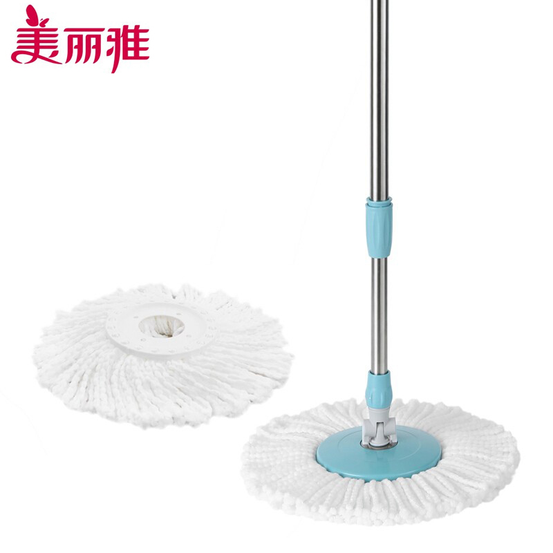 美丽雅（MARYYA）旋转拖把配件单拖不含桶共2个拖头拖地不累腰家务更舒适 HC051416