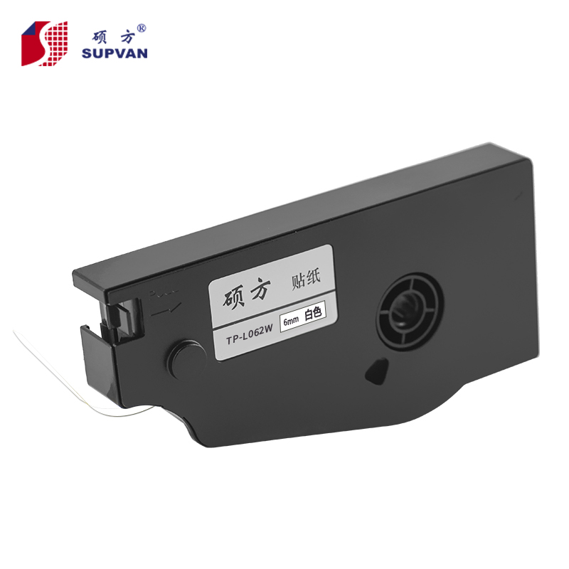 硕方 TP-L062W不干胶贴纸/标签纸 6mm白色16米 适用于线号机TP70/76/80/86