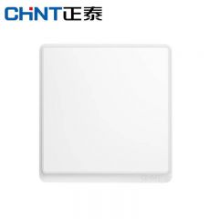 正泰（CHNT）插座墙壁面板二三插座电源86型窄边框大面板 NEW6M白色 空白面板