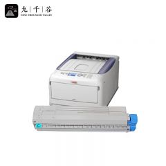 九千谷 粉盒C831蓝色 适用OKI C831DN C811DN C833DN C833DNL