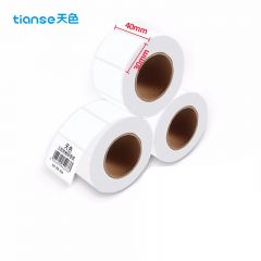 天色 三防热敏标签纸打印纸40*30mm 电子面单标签贴不干胶打印纸 800张*4卷 TS-4321