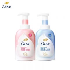 多芬（Dove） 绵密沐浴泡泡沐浴露清甜奶香400g+樱花甜香400g滋润保湿留香