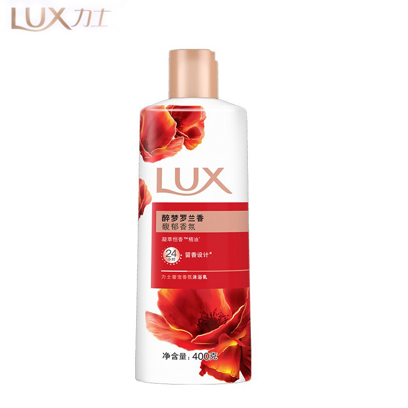 力士（LUX）醉梦罗兰香沐浴露400g持久留香深层净护