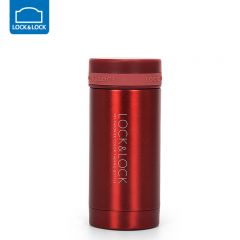 乐扣乐扣（LOCK&LOCK） 不锈钢纤巧便携保温杯茶水杯车载商务杯子200ml红色 LHC550