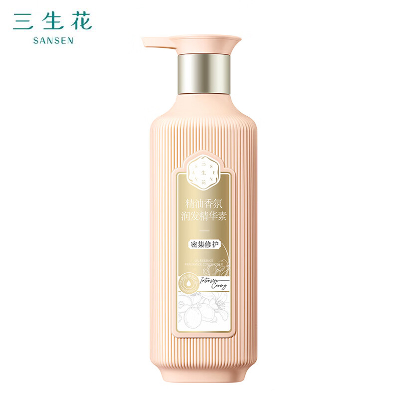 百雀羚（PECHOIN） 精油香氛密集修护精华素800ml持久留香润发护发素