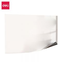 得力(deli) 白板 240*120cm家用软磁铁自粘白板贴墙贴儿童小黑板贴 带背胶50009