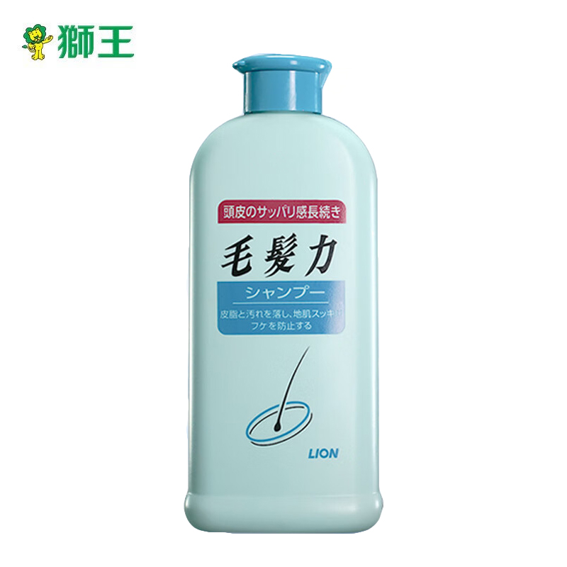 狮王（Lion）毛发力头皮专研洗发水200ml去屑净爽控油蓬松不干涩护发洗发水