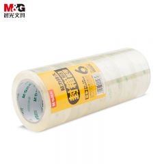 晨光(M&G)  AJD97385高透封箱胶带48mm*100y 6卷/筒（强力高粘度办公学生通用）