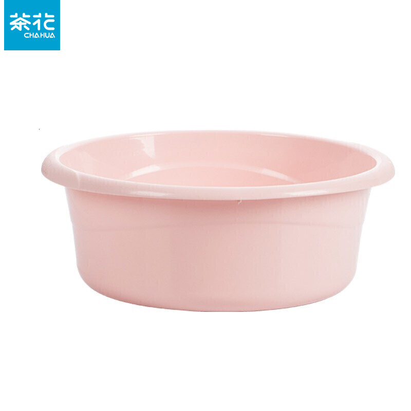 茶花（CHAHUA） 39cm大号洗衣盆洗脚盆无异味放心PP材质加厚塑料盆子泡脚盆水盆洗菜盆颜色随机发03391K