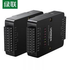 绿联（UGREEN） RS232/485分配器转4口RS485集线器 串口hub一分四分线器 光电隔离中继转换器 80114 CM328