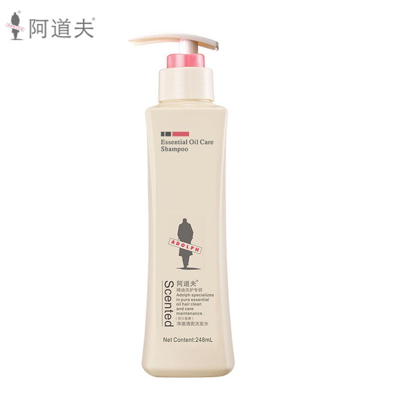 阿道夫（ADOLPH）控油净澈洗发露 精油香氛经典留香洗发乳液 净澈清爽洗发水248ml