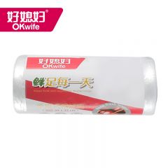 好媳妇（OKwife）大卷500只保鲜袋手提食品袋家用背心式一次性加厚大号塑料袋 HD-4794