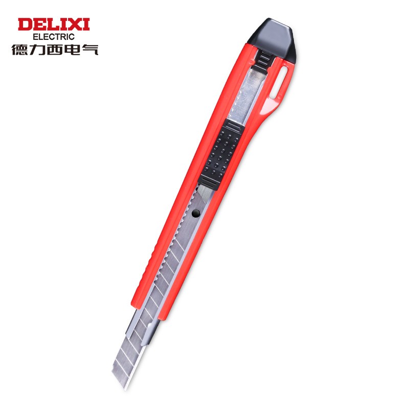 德力西电气（DELIXI ELECTRIC） 美工刀大号优质碳钢多功能壁纸刀重型工业用小刻刀 美工刀 9mm