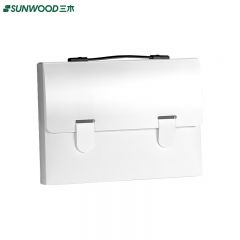 三木(SUNWOOD) MC332-A4 A4可折叠大容量空格手提包 白色