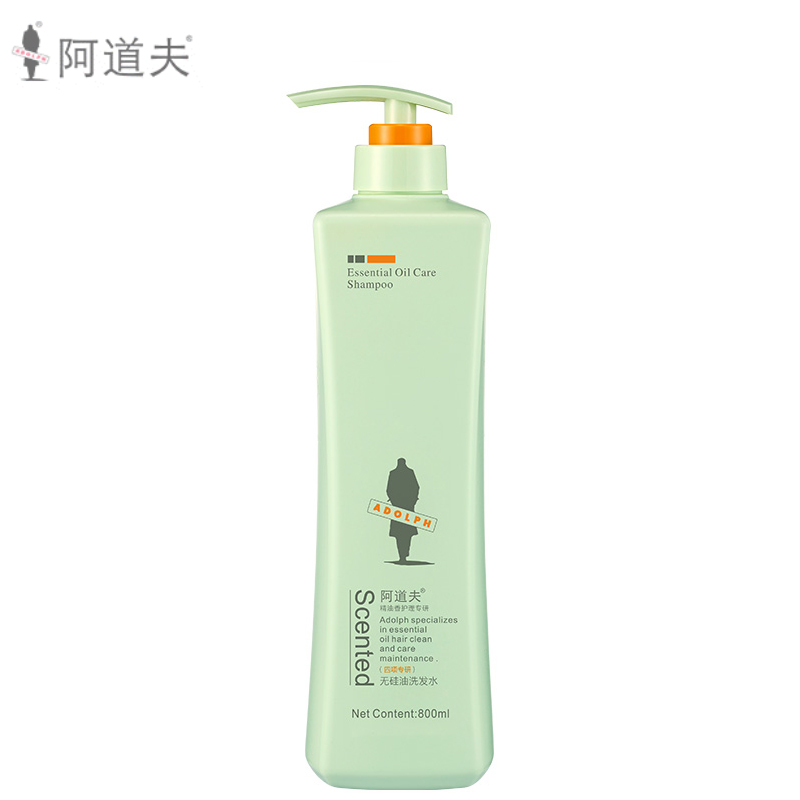 阿道夫（ADOLPH）清爽控油蓬松 控油舒缓去屑修护洗头膏 无硅油洗发水800ml