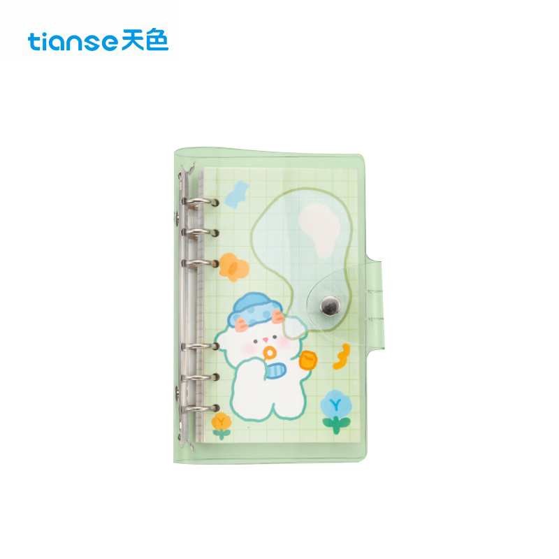 天色（TIANSE） TS-4157 透明手账本 白云兔