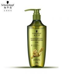 施华蔻（Schwarzkopf） 生姜精华洗发露600ml持久控油清爽蓬松洗发水无硅油洗头膏