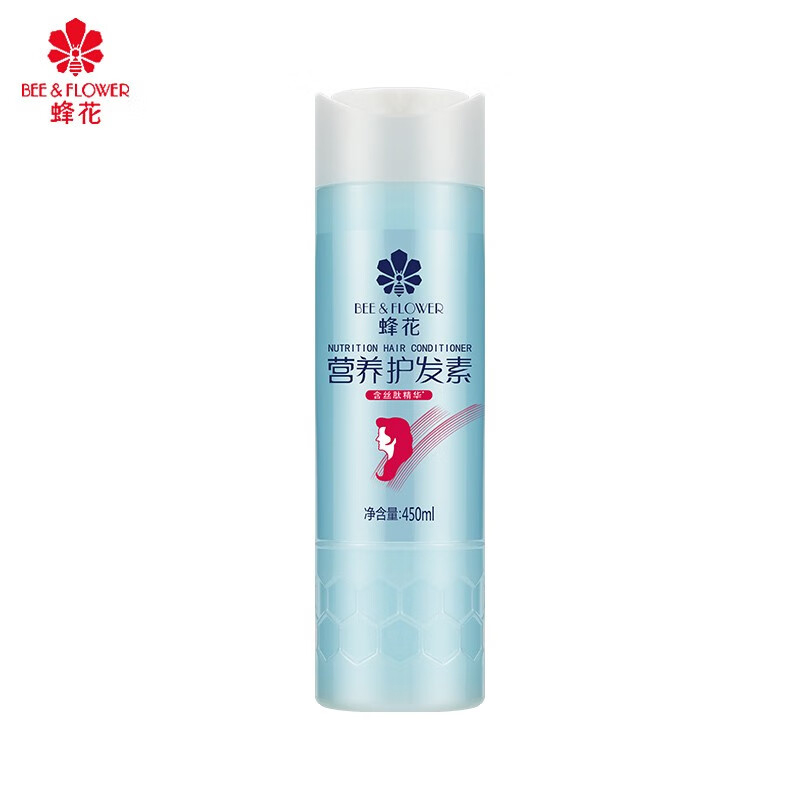 蜂花（BEE&FLOWER）营养护发素450ml丝肽精华补水顺滑滋养改善干枯毛躁