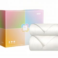 京东京造 四季花梦蚕丝子母被礼盒 2*2.3m 约8斤