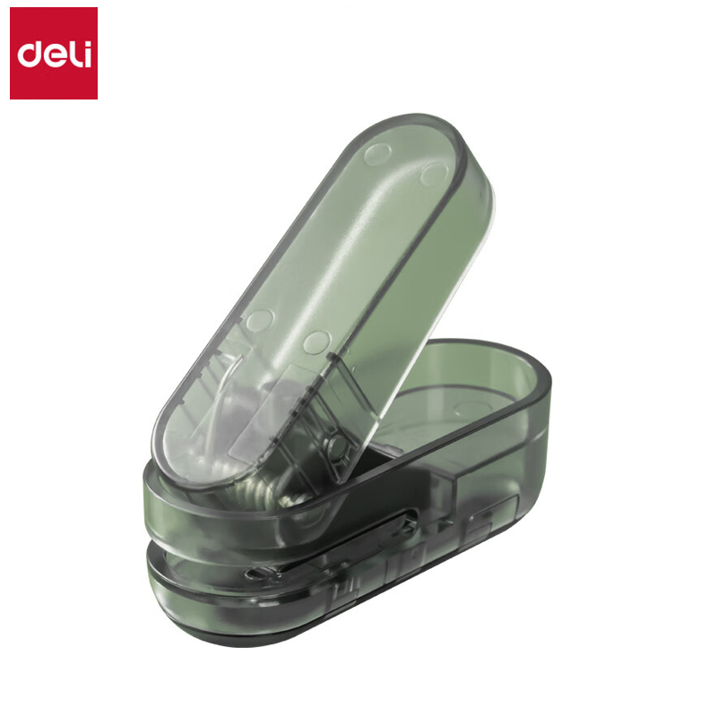 得力 NS088S 单孔打孔机按压式打孔器  透明绿 个