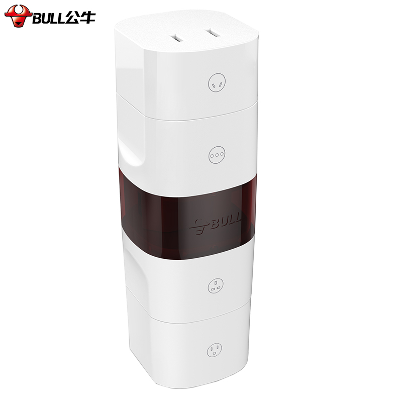 公牛（BULL） 多国旅行转换器/转换插头/电源转换器 适用200多个国家与地区 GN-L07