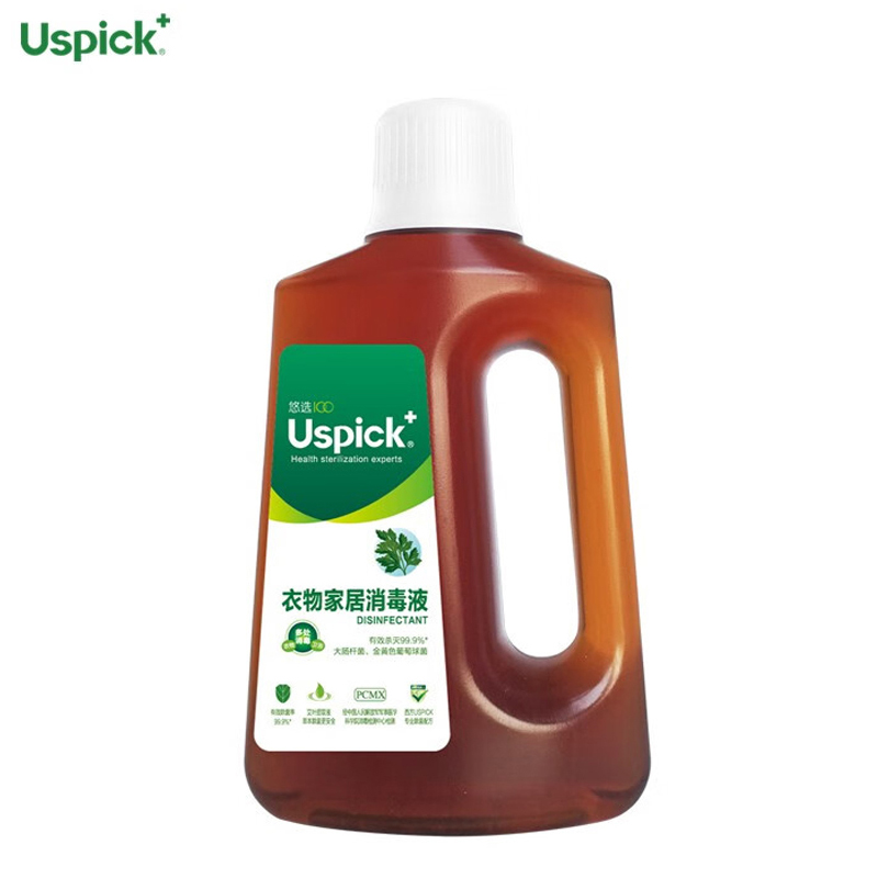 悠选（Uspick）衣物家居消毒液1L多用途室内消毒水