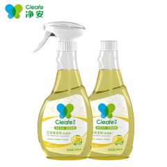 净安（Cleafe） 卫生间玻璃门浴缸水渍除垢除霉瓷砖清洗剂 浴室清洁剂500ml*2瓶