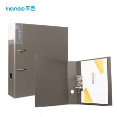 天色（TIANSE） a4快劳夹两孔文件档案夹  加厚合同收纳 三寸-玛瑙灰 TS-11004