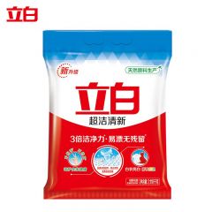 立白（Liby）超洁清新无磷洗衣粉大袋2.118kg 家庭装低泡易漂 遇水不烫手