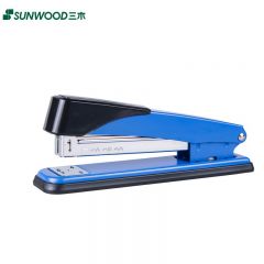 三木（SUNWOOD） 8522 50页订书机 蓝 白 黑随机（计价单位：个）