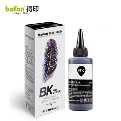 得印 通用墨水适用惠普佳能爱普生喷墨打印机墨水803墨盒墨水连供填充彩色染料墨汁100ML黑色墨水