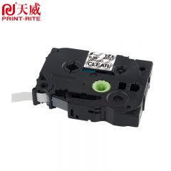 天威  TZE-Z121 覆膜标签色带适用兄弟PT-E115标签机色带9mm等 标签打印机色带 支