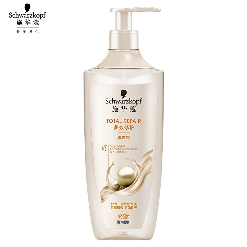 施华蔻（Schwarzkopf） 新多效修护损伤洗发露600ml改善毛躁控油洗发水柔顺滋养洗头膏