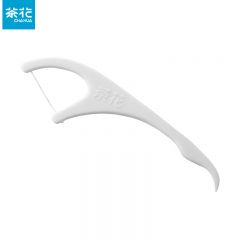 茶花（CHAHUA）一次性细滑牙线棒50枚不易断裂不易拉丝 G14007