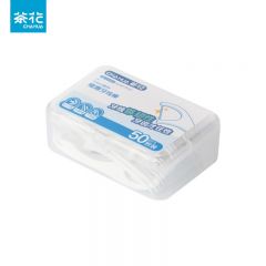 茶花（CHAHUA）一次性细滑牙线棒盒装剔除残渣清新口气G14009