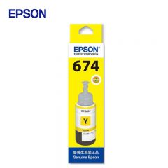 爱普生（EPSON） T6744墨水适合L801L1800L850L810L805打印机 黄色墨水