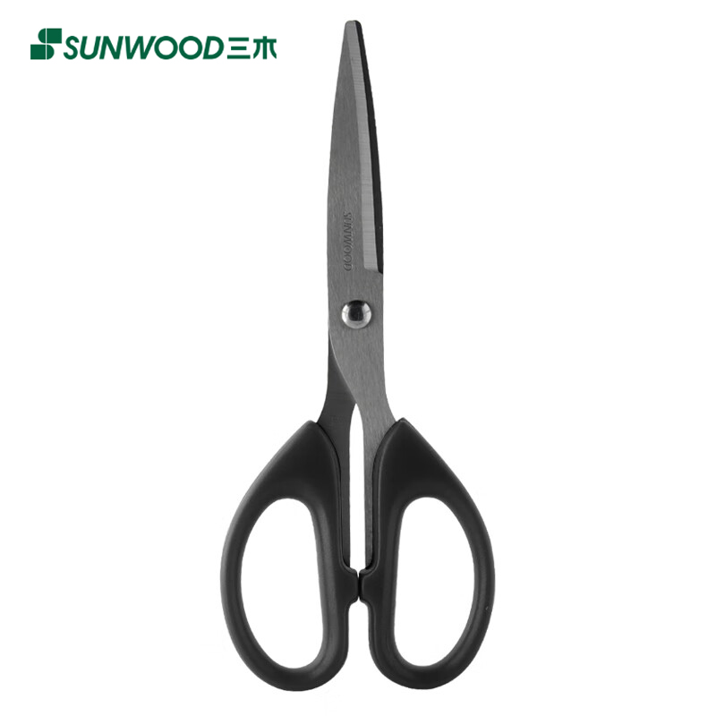 三木（SUNWOOD） 效率王系列160mm办公家用生活剪刀/家用裁缝剪黑色P72
