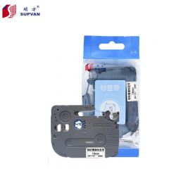 硕方 L-P241  18mm 强粘覆膜 白底黑字 标签纸/标签色带/印字带/盘