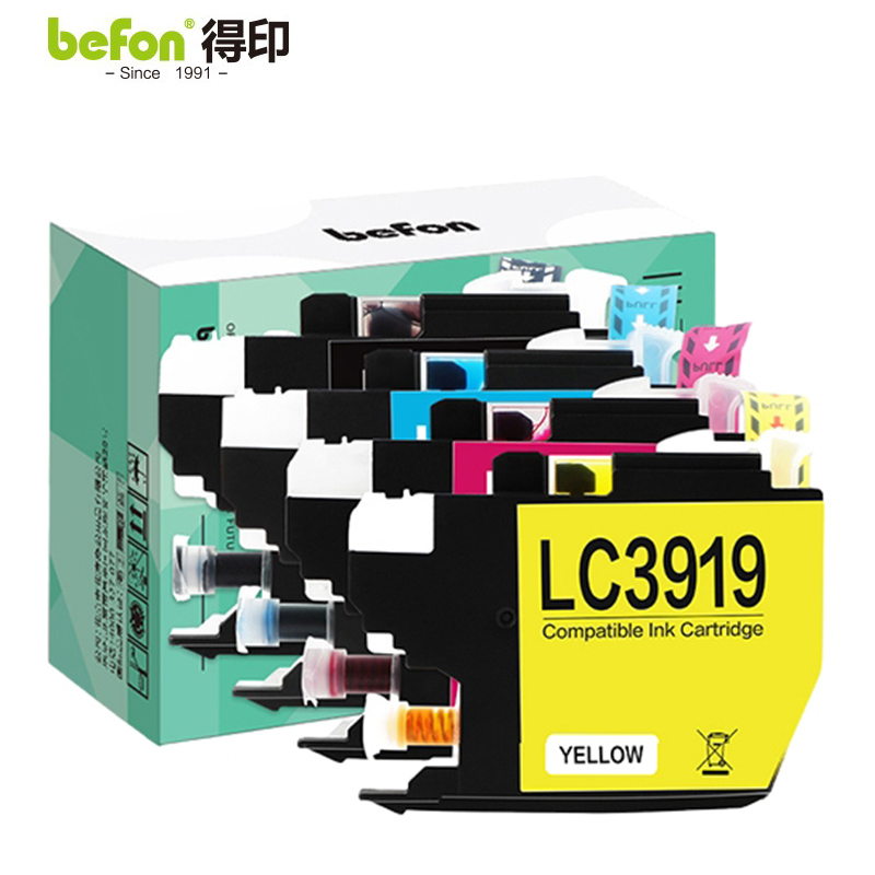 得印（befon） LC3919四色套装墨盒大容量