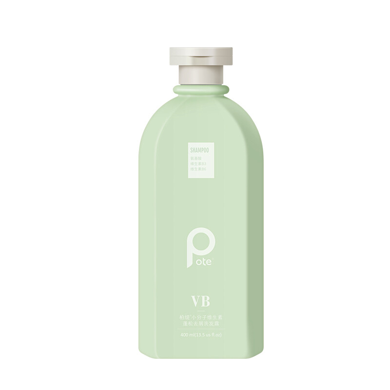 柏缇（POTE） 小分子维生素蓬松去屑洗发露 400ml
