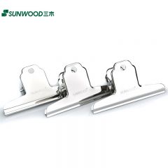 三木（SUNWOOD） 2068 山形铁票夹 102mm 金属色 3只/袋 （计价单位：袋）