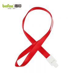 得印（befon） 一体按扣工作牌挂绳胸牌胸卡挂绳卡套挂绳吊绳学生卡挂绳高档工作卡绳大红色12根/包6211
