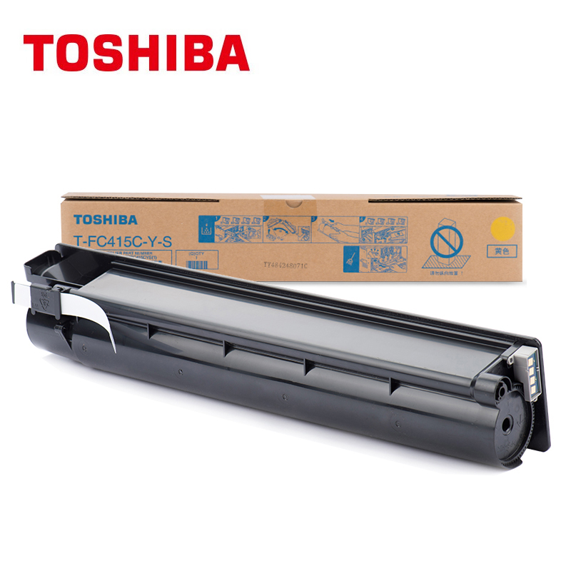 东芝（TOSHIBA）原装碳粉ZF- FC415C-Y-S 墨粉 黄色 标容 适用FC-2110/2610/2615/3115/3615/4615/5115AC
