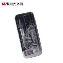 晨光(M&G)文具学生考试绘图套装(圆规+橡皮+直尺+带根号三角尺/尺子+量角器)组合装