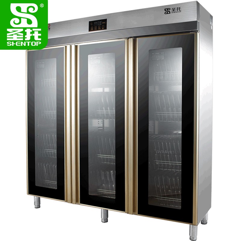 圣托（Shentop） DAB04密胺消毒柜 三门大容量酒店餐具工程消毒碗柜 1500L