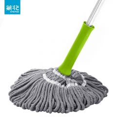 茶花（CHAHUA） 4713 家用一拖净拖布地拖墩布免手洗旋转自拧水吸水懒人拖把