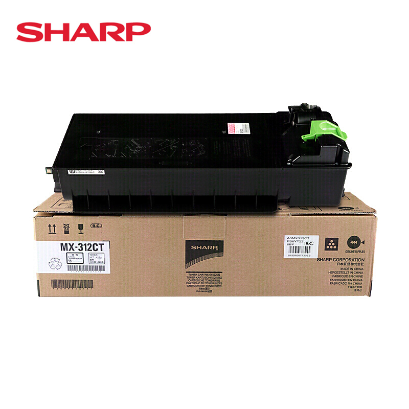 夏普（SHARP） MX-312CT 墨粉 高容量 15K 适用MX-M261/311/2628L/2608/3108/3508机型