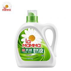 妈妈壹选 天然植皂洗衣液皂液倍柔3kg杀菌除螨去污